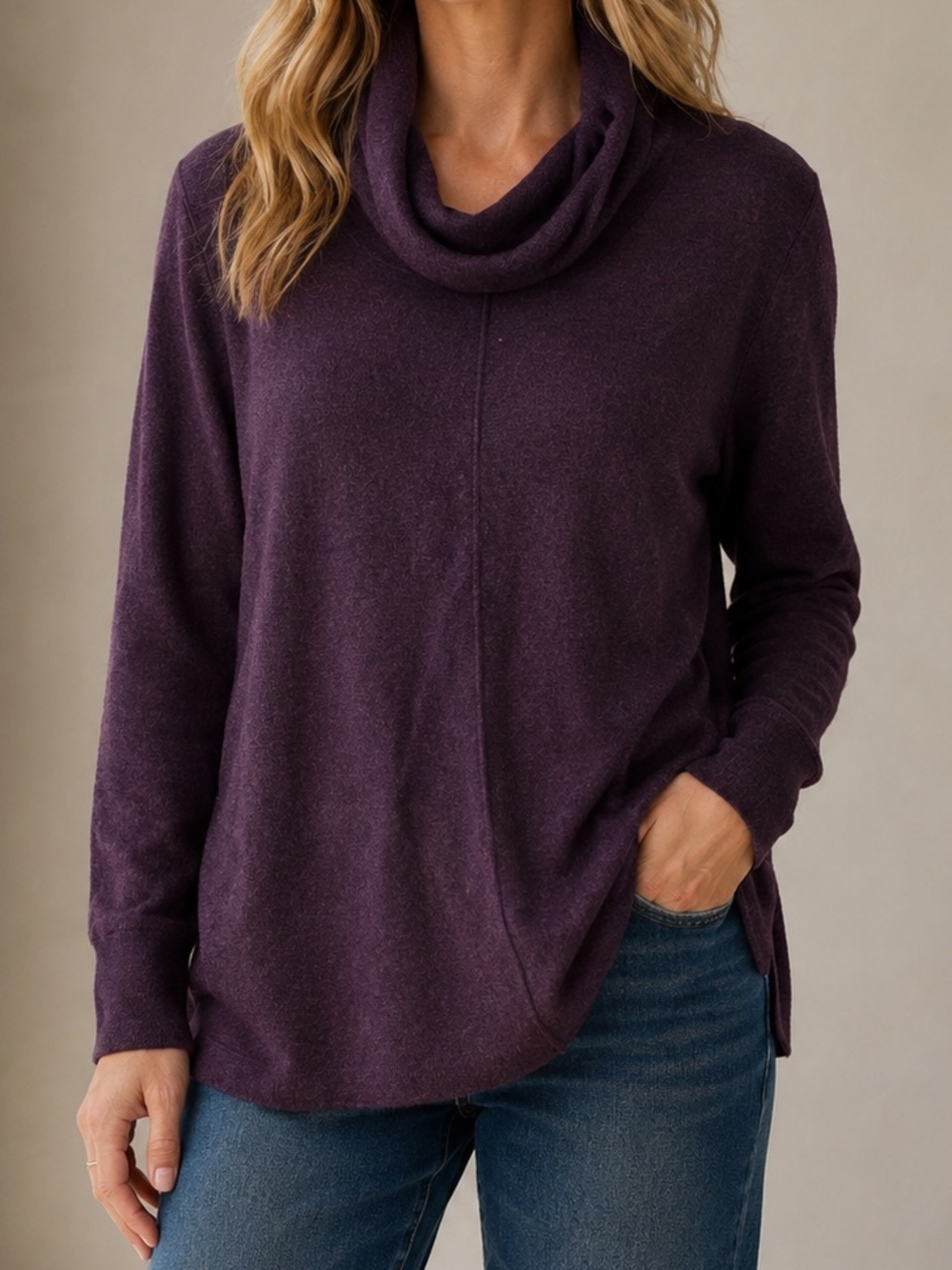 Calvin Klein Jeans Purple Sweater